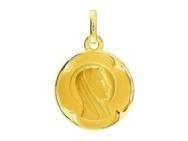 Médaille Vierge Ronde Or Jaune 375 - 9K20861 - Réf. 9K20861