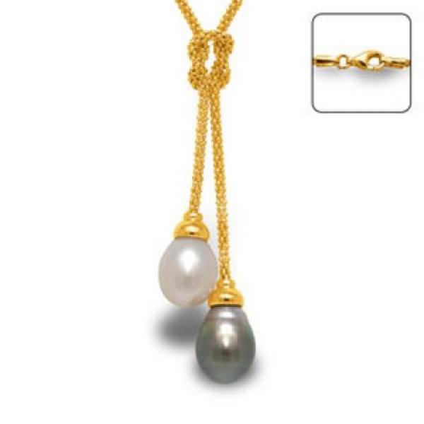collier or jaune et perle de tahiti collier or jaune et perle de tahiti