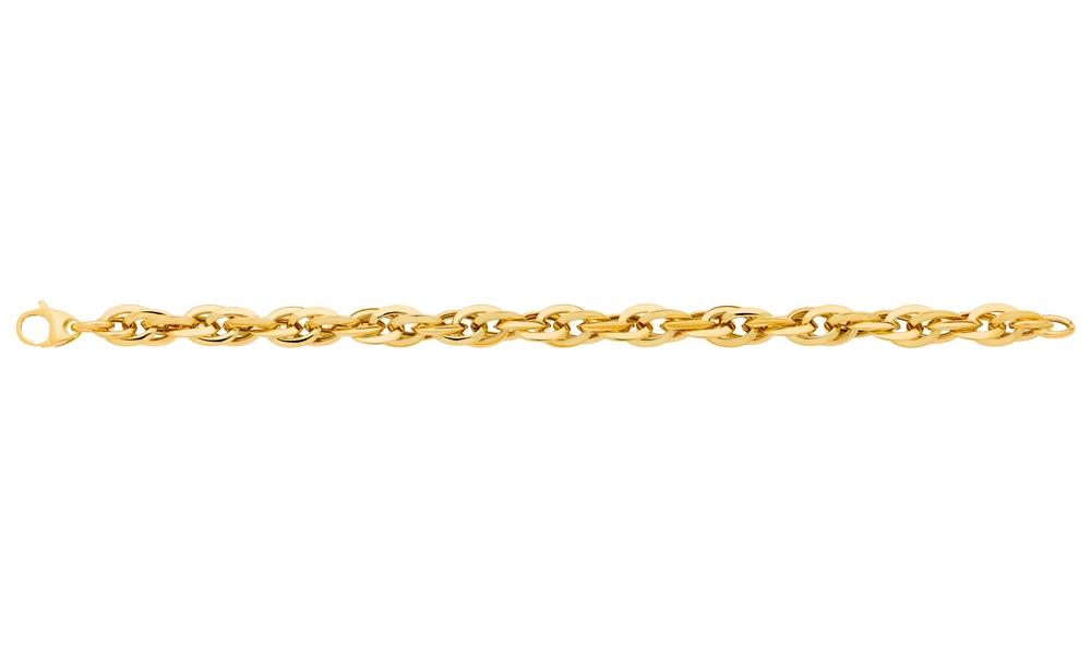 Bracelet or jaune 375 19 cm