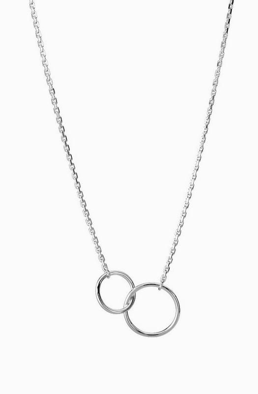 collier argent 2 cercles collier argent 2 cercles