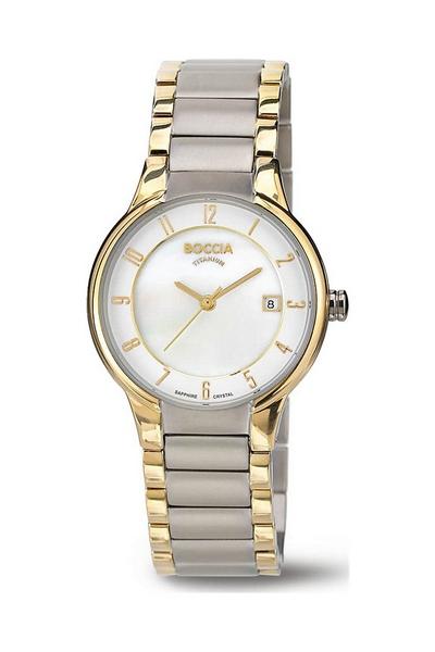 Montre Femme Boccia Titane Bicolore 3301 02 Bijouterie Cupillard