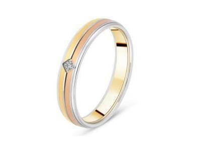 Alliance 3 Ors 750 Diamant Naturel Fair'Belle - 3710013 - Réf. 3710013