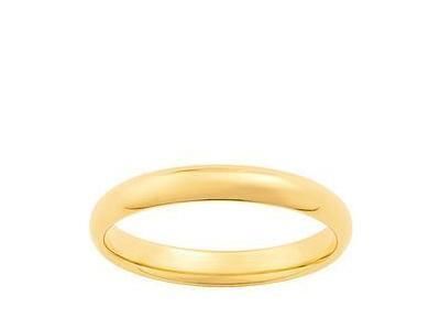 Alliance Bombée Demi-Jonc Confort 3 mm Or Jaune 750 Girard - 3212330 - Réf. 3212330