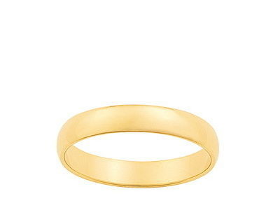 Alliance Bombée Demi-Jonc Léger 3,5 mm Or Jaune 750 Girard - 3210335 - Réf. 3210335