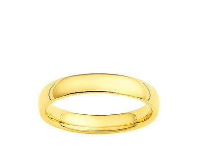 Alliance Bombée Demi-Jonc Léger 4 mm Or Jaune 750 Girard - 3210340 - Réf. 3210340