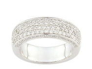 Alliance Dame Diamants Sertis Grains 0.97 Ct Or Blanc 750 Girard - 3V001GB2 - Réf. 3V001GB2