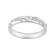 Alliance Dame Or Gris 750 Diamants Ronds 0.18 Ct Girard - 3C033GB4 - Réf. 3C033GB4