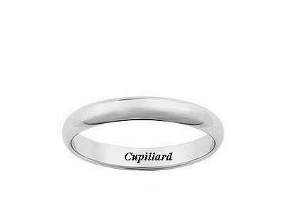 Alliance Demi Jonc 3 mm Or gris Palladié 750 Girard - 3111330 - Réf. 3111330