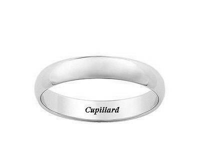 Alliance Demi Jonc 4 mm Or Gris Palladié 750 Girard - 3111340 - Réf. 3111340