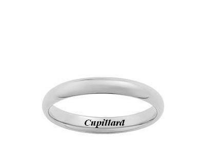 Alliance Demi Jonc Bombé Confort 3 mm Or Gris Girard - 3112330 - Réf. 3112330