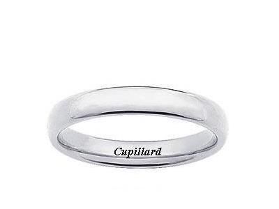 Alliance Demi Jonc Bombé Confort 4 mm Or Gris 750 Girard - 3112140 - Réf. 3112140