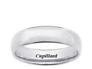 Alliance Demi Jonc Bombé Confort 6 mm Or Gris Palladié 750 - 3112160 - Réf. 3112160