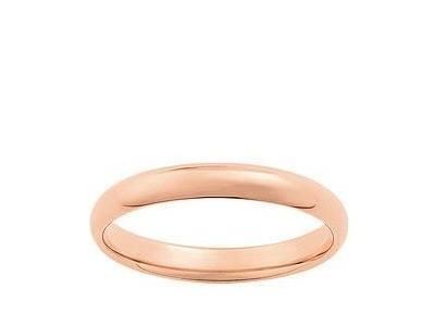 Alliance Demi-Jonc Confort 3 mm Or Rose 750 Girard - 3812330 - Réf. 3812330