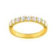 Alliance Demi Tour Diamant Griffe 0,70 Ct Or Jaune 750 Girard - 3L009JB2 - Réf. 3L009JB2