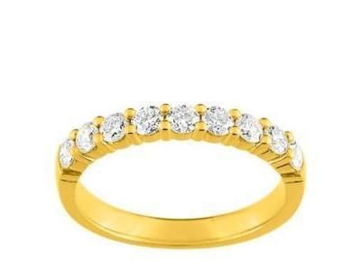 Alliance Demi Tour Diamant Griffe 0,70 Ct Or Jaune 750 Girard - 3L009JB2 - Réf. 3L009JB2