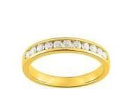 Alliance Demi Tour Diamant Rail 0.40 Ct Or Jaune 750 Girard - 3L027JB2 - Réf. 3L027JB2