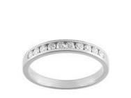 Alliance Demi Tour Rail Diamant 0,30 Ct Or Gris 750 Palladié Girard - 3L026GB2 - Réf. 3L026GB2