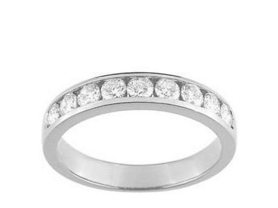 Alliance Diamant 0,70 Carat Or Gris Serti Rail Girard - 3L029GB2 - Réf. 3L029GB2