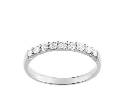 Alliance Diamant 0.30 Ct Serti Griffes Or Gris 750 Girard - 3L006GB2 - Réf. 3L006GB2