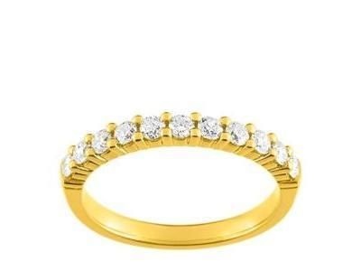 Alliance Diamant 0.50 Carat Serti Griffe Or Jaune 750 Girard - 3L008JB2 - Réf. 3L008JB2