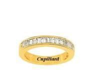 Alliance Diamant Baguette 0,50 Ct Rail Or Jaune 750 - 35029BO - Réf. 35029BO