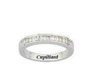 Alliance Diamant Baguette 0,50 Ct Serti Rail Or Gris 750 Girard - 35029GO - Réf. 35029GO