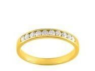 Alliance Diamant Demi Tour Rail 0.25 Ct Or Jaune 750 Girard - 3L025JB2 - Réf. 3L025JB2