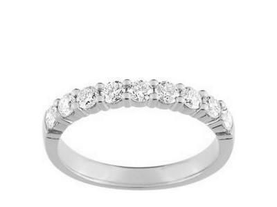 Alliance Diamant Griffe 0,70 Ct Or Gris Palladié 750 Girard - 3L009GB2 - Réf. 3L009GB2