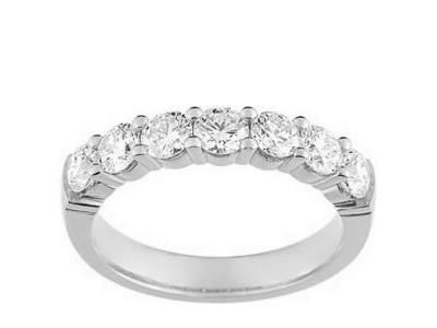 Alliance Diamant Griffes 1,20 carat Or Gris Palladié 750 Girard - 3L011GB2 - Réf. 3L011GB2