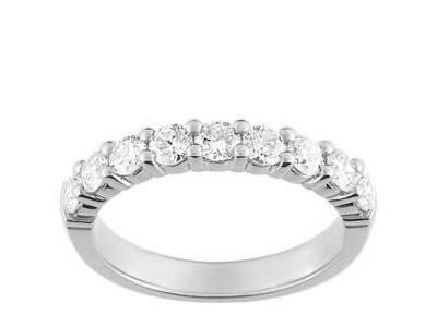 Alliance Diamant Griffes 1 Carat Or Gris Palladié Girard - 3L010GB2 - Réf. 3L010GB2