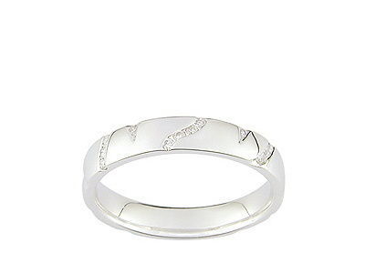 Alliance Diamant Naturel Or Gris Palladié 750 Girard - 3C019GB4 - Réf. 3C019GB4