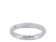 Alliance Diamant Or Gris Palladié 750 Torsadée Girard - 3F009GB5 - Réf. 3F009GB5