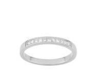 Alliance Diamant Princesse Serti Rail Or Gris 750 Girard - 35033GO - Réf. 35033GO