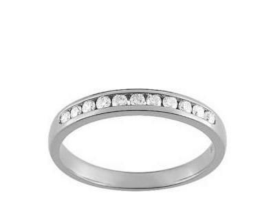 Alliance Diamant Rail 0,20 Ct Or Gris Palladié Girard - 3L024GB2 - Réf. 3L024GB2