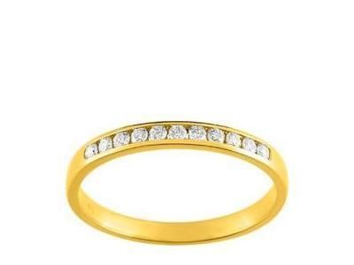 Alliance Diamant Rail 0.15 Ct Or Jaune 750 Girard - 3L023JB2 - Réf. 3L023JB2