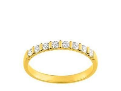 Alliance Diamant Serti Barrette 0,30 Ct Or Jaune 750 Girard - 3L015JB2 - Réf. 3L015JB2