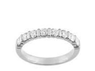 Alliance Diamant Serti Barrette 0,65 carat Or Gris 750 Girard - 3L037GB2 - Réf. 3L037GB2