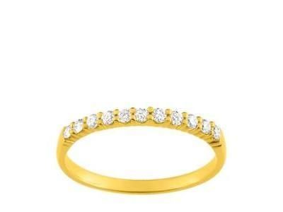 Alliance Diamant Serti Griffes  0.20 Ct Or Jaune 750 Girard - 3L004JB2 - Réf. 3L004JB2