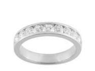 Alliance Diamant Serti Rail 1 Carat Or Gris Palladié Girard - 3L030GB2 - Réf. 3L030GB2