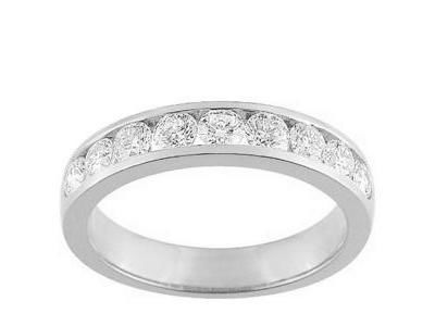 Alliance Diamant Serti Rail 1 Carat Or Gris Palladié Girard - 3L030GB2 - Réf. 3L030GB2