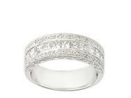 Alliance Diamants Ronds et Princesses 0.87 Ct Or Gris 750 Girard - 3F605GB3 - Réf. 3F605GB3