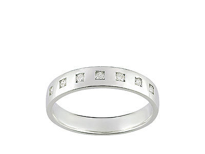 Alliance Diamants Ronds Or Gris 750 Girard - 3N030GB4 - Réf. 3N030GB4