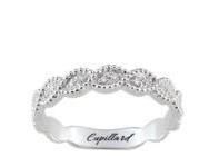 Alliance Femme Diamant Or Gris Perlé 750 Girard - 3C167GB4 - Réf. 3C167GB4