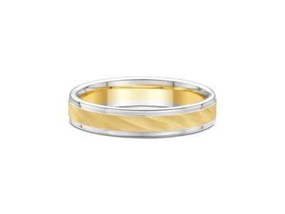 Alliance Femme Or Bicolore 750 Effet Nacré Fairbelle - 2114609 - Réf. 2114609