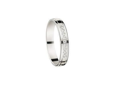 Alliance Femme Or Gris 750 Diamants Naturels Fairbelle - 2663095 - Réf. 2663095
