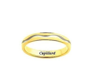 Alliance Femme Vague Or 750 Bicolore 3,5 mm Girard - 3Y013B35 - Réf. 3Y013B35