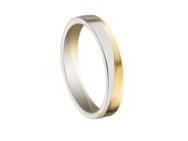 Alliance Femme Vague Or 750 Jaune Et Blanc Fairbelle - 2119729 - Réf. 2119729