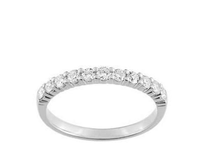 Alliance Griffes Demi-Tour Diamants 0.40 Ct Or Gris Palladié 750 Girard - 3L007JB2 - Réf. 3L007GB2