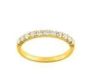 Alliance Griffes Demi-Tour Diamants 0.40 Ct Or Jaune 750 Girard - 3L007JB2 - Réf. 3L007JB2