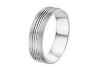 Alliance Homme Or Blanc 750 Mat Et Poli Fairbelle - 2125945 - Réf. 2125945